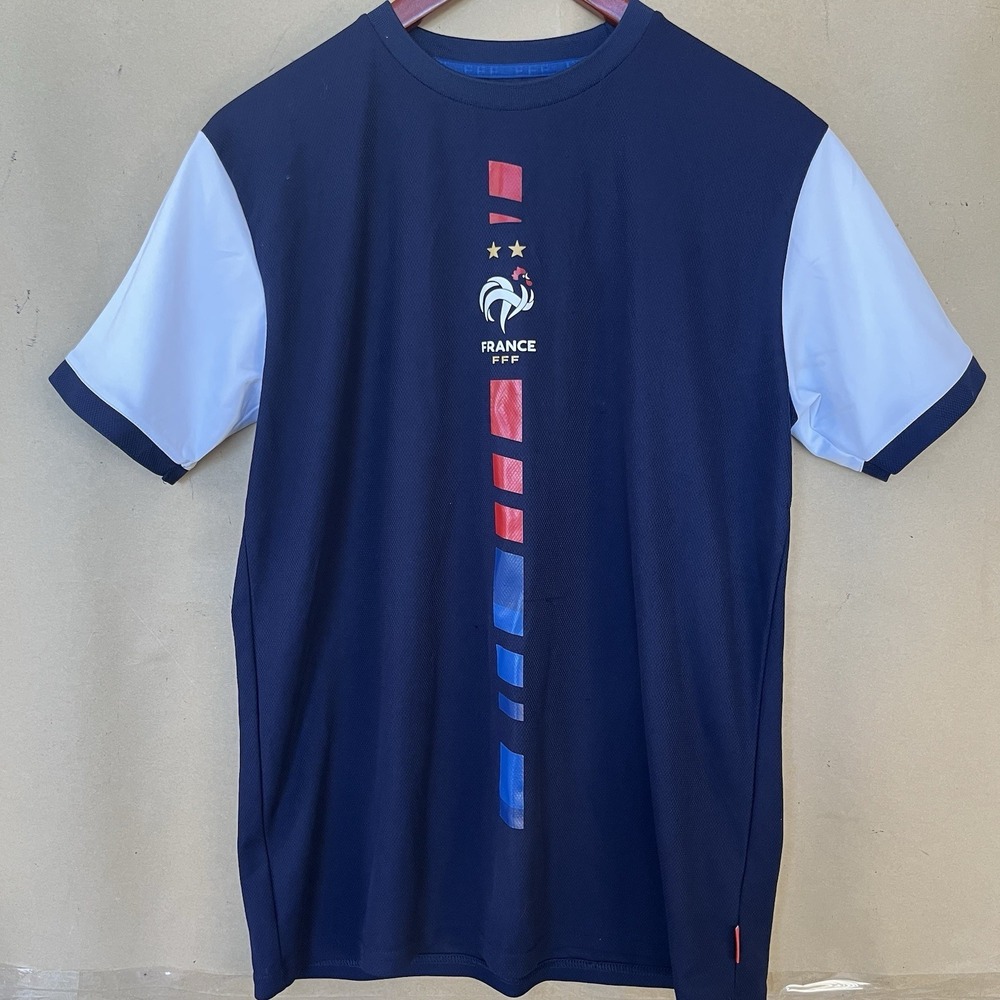 France French National Team Soccer Football Jersey Adult Large Blue FFF